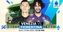 Info live streaming Venezia vs Fiorentina. (Sumber: Vidio)