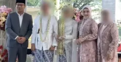 Ridwan Kamil dan Atalia Praratya tersenyum hangat saat menghadiri pernikahan sebagai saksi nikah, menegaskan keharmonisan rumah tangga mereka di tengah isu yang menerpa. (Sumber: Instagram/@ataliapr)