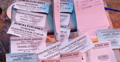 Pedagang di Pasar Jatibarang jadi korban dugaan pungli oleh oknum ormas. (Sumber: Tangkap Layar TikTok/@indahcollection7)