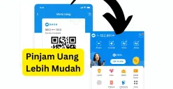 Begini cara pinjam uang di aplikasi DANA Premium Rp500.000 tanpa BI Checking. (Sumber: Poskota/Faiz)