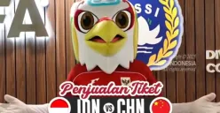 Penjualan tiket Timnas Indonesia vs China pada Kamis, 15 Mei 2025 mulai pukul 10.00 WIB. (Sumber: Instagram/@timnasindonesia)