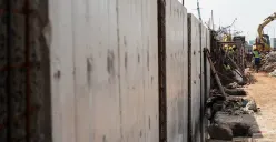 Ilustrasi tanggul. (Sumber: Poskota/Bilal Nugraha Ginanjar)