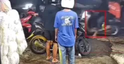 Pemuda di Madiun dikeroyok oleh sekelompok pria yang tidak dikenal saat hendak mengisi bensin di warung. (Sumber: Tangkap Layar Instagram/@medsoszone)