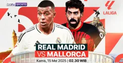 Link live streaming Real Madrid vs Mallorca. (Sumber: Vidio)