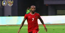 Boaz Salossa ketika membela Timnas Indonesia. (Sumber: X/@PSSI)