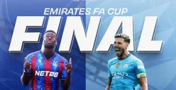 Jadwal final FA Cup 2025 Crystal Palace vs Manchester City. (Sumber: Instagram @emiratesfacup)