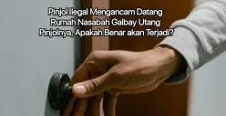Apakah bisa terjadi pinjol ilegal bisa datang ke rumah nasabah yang galbay pinjol?. (Canva)