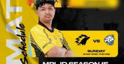 Turnamen Mobile Legends MPL ID Season 15 2025 mempertemukan tim Evos vs Onic Esport laga penentu lolos ke babak playoff. (IG Onic)