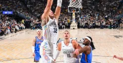 Hasil pertandingan Game 6 semifinal wilayah Barat NBA 2024-2025 antara Denver Nuggets melawan Oklahoma City Thunder. (Foto: Instagram/@nuggets)