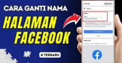 Ilustrasi cara mengganti nama halaman Facebook. (Sumber: YouTube/@Kurniawan Albukhori)