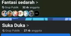 Tangkapan layar grup Fantasi Sedarah yang viral dan membuat warganet geram. (Sumber: Facebook/Yunda Purba)