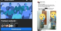 Konten mengerikan di grup Facebook hubungan sedarah hingga eksploitasi anak. (Sumber: X/@GasMedsos)