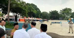 Gubernur Jakarta, Pramono mengunjungi Taman Kalijodo di Tambora, Jakarta Barat, Jumat, 16 Mei 2025. (Sumber: Poskota/Pandi Ramedhan)
