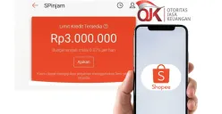 Begini cara pinjam uang di aplikasi Shopee mudah dan aman. (Sumber: Poskota/Faiz)