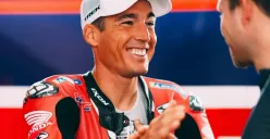 Aleix Espargaro, pembalap sekaligus penguji Honda, menunjukkan keyakinan penuh terhadap potensi tim LCR Honda. (Sumber: @aleixespargaro)