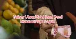 Pinjam uang di aplikasi pinjol ilegal demi menutupi utang di aplikasi pinjol legal. (Canva)