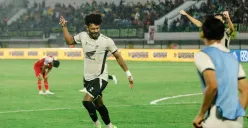 Bek PSM, Aloisio Neto merayakan gol ke gawang Barito Putera di laga pekan 33 Liga 1 2024-25. (Sumber: Instagram @psm_makassar)