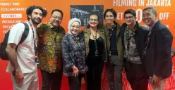 Wakil Gubernur Jakarta, Rano Karno bersama pelaku perfilman di acara ajang Festival Film Cannes 2025, Kamis, 15 Mei 2025. (Sumber: Dok. Tim Gubernur Jakarta)