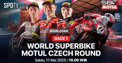 Live streaming WorldSBK Ceko 2025. (Sumber: Vidio)