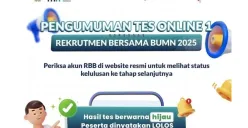 Begini cara cek pengumuman hasil tes online tahap 1 Rekrutmen Bersama BUMN 2025. (Sumber: Instagram)