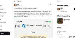 Unggahan viral dugaan penyalahgunaan data pribadi aplikasi pinjol Rupiah cepat. (Sumber: X/helocarl)