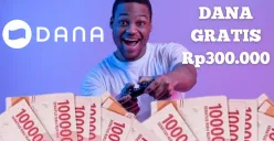 Cara klaim saldo DANA Gratis Rp300.000 di aplikasi penghasil uang yng terbukti membayar masuk dompet elektronik. (Sumber: Poskota/Syania Nurul Lita Baikuni)