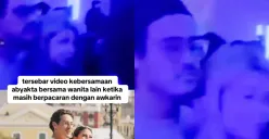 Ilustrasi video berdurasi 21 detik yang viral di medsos serta memunculkan spekulasi Abyakta Ernoult selingkuh  dari Awkarin. (Sumber: TikTok/@chezeekake)