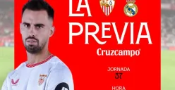 Ilustrasi link live streaming Sevilla vs Real Madrid kick-off pukul 00.00 WIB pada Senin, 19 Mei 2025 (Sumber: X/SevillaFC)