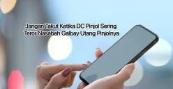 Cara hadapi DC pinjol yang teror nasabah galbay utang pinjolnya. (Canva)