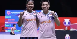 Ganda putri Indonesia, Apriyani Rahayu/Febi Setianingrum bersiap menghadapi pasangan Taiwan, Hsu Ya-ching/Sung Yu-hsuan di babak 16 besar Malaysia Masters 2025 (Sumber: PBSI)
