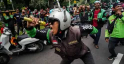 Ilustrasi - Ribuan pengemudi ojek online (ojol) bakal menggelar aksi unjuk rasa di Istana Presiden, Senin, 21 Juli 2025. (Sumber: Poskota/Bilal Nugraha Ginanjar)