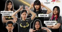 Skuad atlet Esport MLBB perempuan untuk SEA Games Thailand 2025. (IG PBESI)