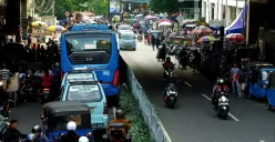 Kamera pengawas di Tanah Abang, Jakarta Pusat. (Sumber: Dok. Kominfotik Dishub DKI Jakarta)