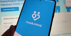 Situs PeduliLindungi diretas dan berubah menjadi judi online. (Sumber: Website/dispendukcapil.bangkalankab)