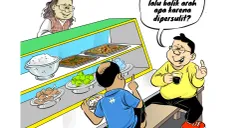 Obrolan Warteg: Permudah Yang Sulit, Bukan Persulit Yang Mudah (Sumber: Poskota/Arif Setiadi)