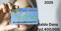 NIK e-KTP milik Anda siap menerima saldo dana Rp2.400.000 dari bansos PKH 2025 via Rekening KKS. (Sumber: Poskota/Gabriel Omar Batistuta)