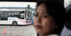 Layanan Transjakarta mengalami penyesuaian operasional pada hari ini, Selasa, 2 September 2025. (Sumber: Poskota/Bilal Nugraha Ginanjar)