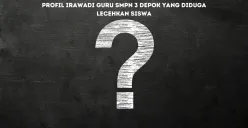 Fakta Mengejutkan Kasus Dugaan Pelecehan Siswa SMPN 3 Depok oleh Guru Bernama Irawadi. Akun IG Diburu Warganet