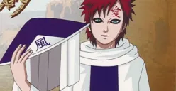 Gaara, Kazekage Kelima dari Sunagakure, menjadi sorotan dalam event kuis MLBB x Naruto karena transformasinya yang menginspirasi dari jinchūriki kesepian menjadi pemimpin bijaksana. (Sumber: Pinterest)
