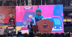 Ketua Harian Panitia HUT Ke-498 DKI Jakarta, Suharini Eliawati. (Sumber: POSKOTA | Foto: M Tegar Jihad)