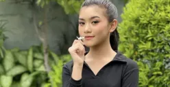 Sridevi DA 5 bersama kekasihnya Alip Wibowo, yang pertama kali mengungkap kabar perpisahan Sridevi dari peran Adara di sinetron Magic 5. (Sumber: INSTAGRAM/@DA5_SRIDEVI03)