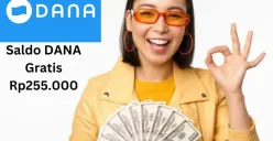 Kamu bisa klaim saldo DANA gratis Rp255.000 melalui aplikasi penghasil uang ini. (Sumber: Poskota/Gabriel Omar Batistuta)