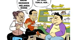 Obrolan Warteg: Badai Menghadang, Tetap Tenang (Sumber: Poskota/Arif Setiadi)