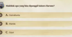 Kunci jawaban Akademi Ninja Naruto x MLBB (Sumber: TikTok/@charloxy___yt)
