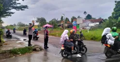 Jalan Raya Bogor - Kemang atau Bomang diberlakukan sistem satu arah mulai Senin, 26 Mei 2025. (Sumber: Dok Polsek Bojonggede)