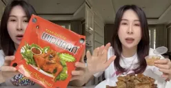 Potret Sibungbung food vlogger viral review Ayam Goreng Widuran Solo yang non halal. (Sumber: X/@jigglemood)