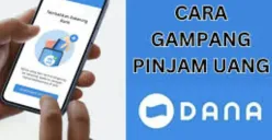 Ilustrasi pengguna smartphone mengajukan pinjaman melalui aplikasi DANA PayLater dengan proses yang cepat, aman, dan tanpa perlu dokumen fisik.