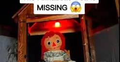 Boneka Annabelle dikabarkan hilang dalam tur keliling AS. (Sumber: TikTok/@rsgud39)