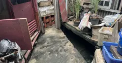 Kondisi permukiman di RW 13, Kelurahan Kemanggisan, Kecamatan Palmerah, Jakarta Barat. (Sumber: POSKOTA | Foto: Pandi Ramedhan)