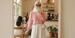 Hasil edit foto estetik pakai prompt Gemini AI. (Sumber: Gemini AI)